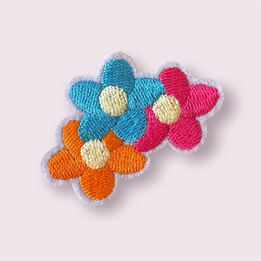 flower iron on patch 5cm