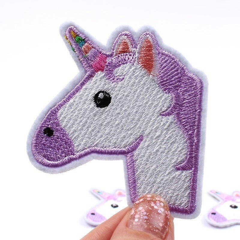 Unicorn iron on patch,pastel