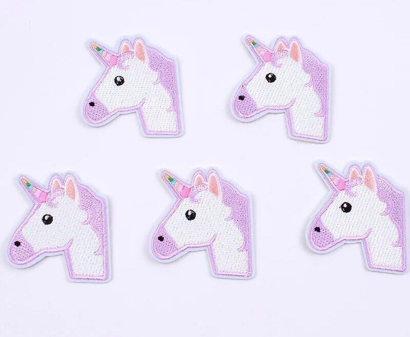 Unicorn iron on patch,pastel