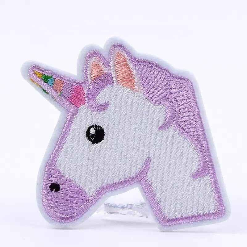 Unicorn iron on patch,pastel