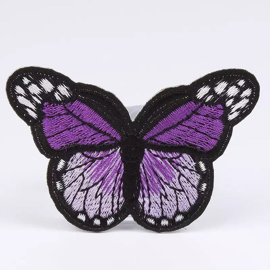 Purple butterfly patch, 7cm