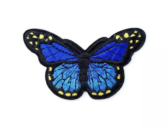 Butterfly patch, royal blue