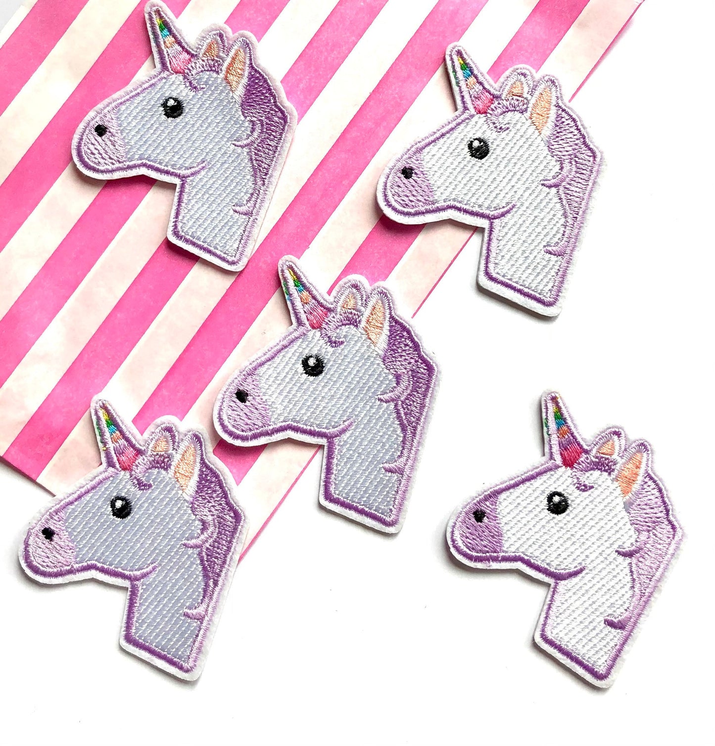 Unicorn iron on patch,pastel