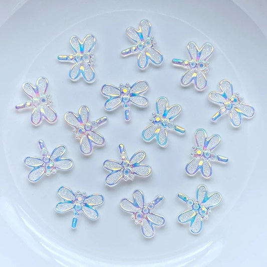 Dragonfly embellishments, 12mm