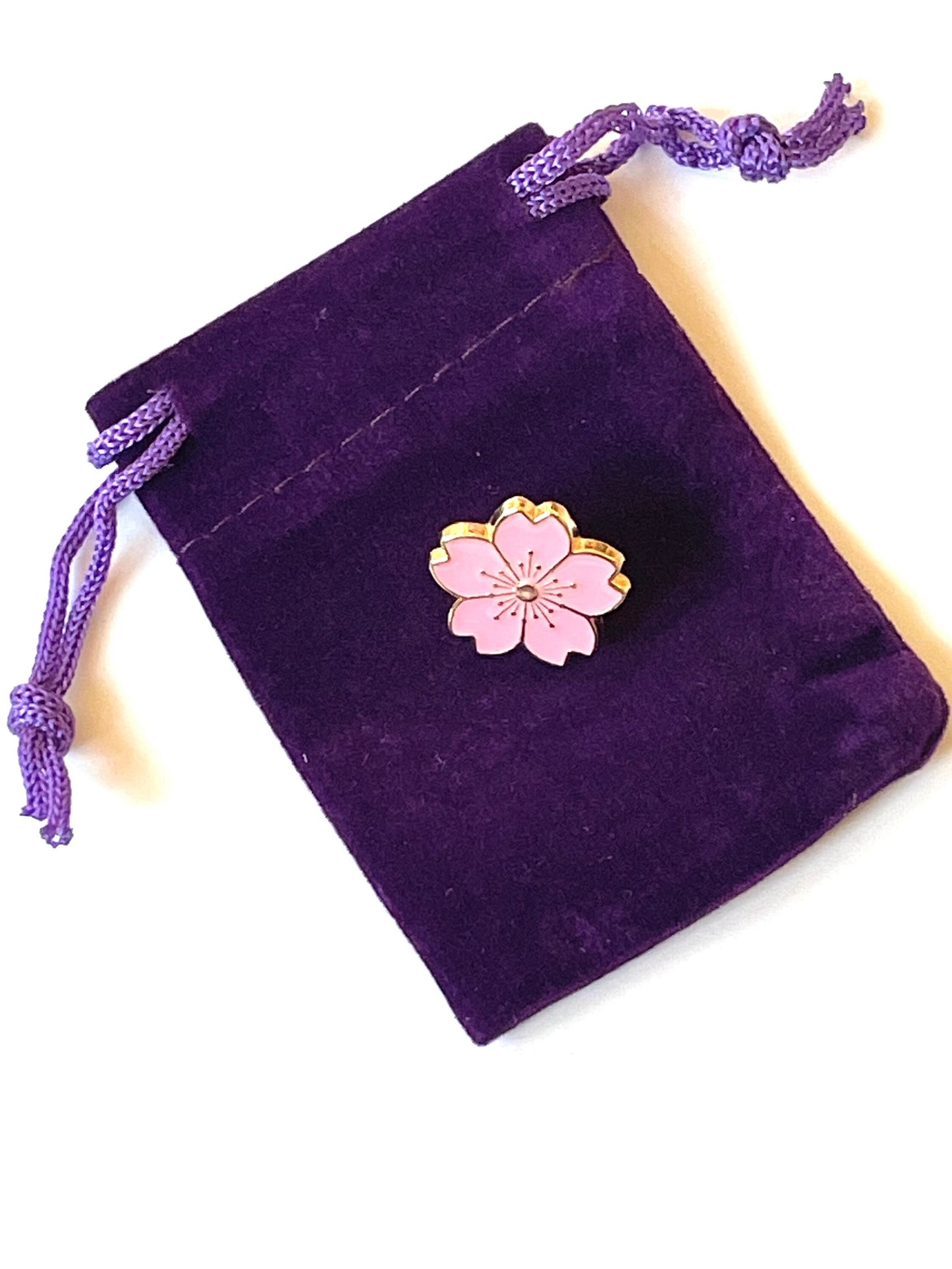 flower enamel pin badge