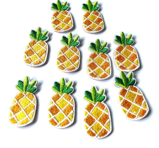 Pineapple iron on patch