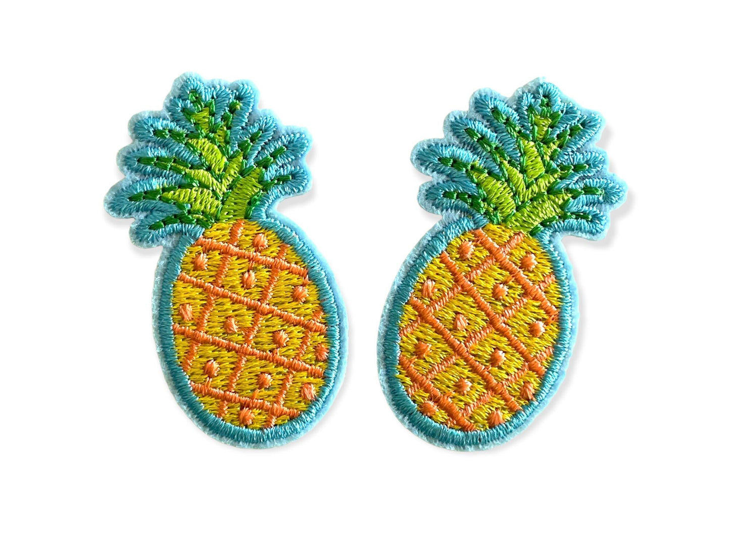 Pineapple iron on patch, 5cm