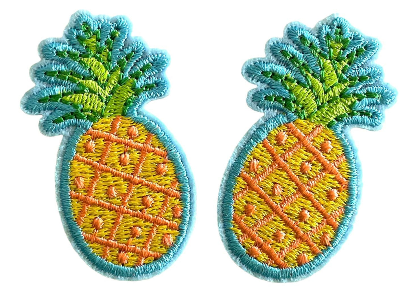 Pineapple iron on patch, 5cm