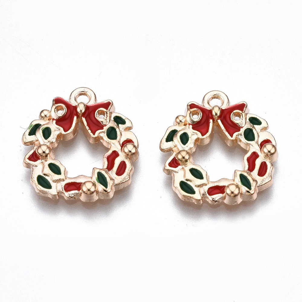 Wreath charms, 17mm