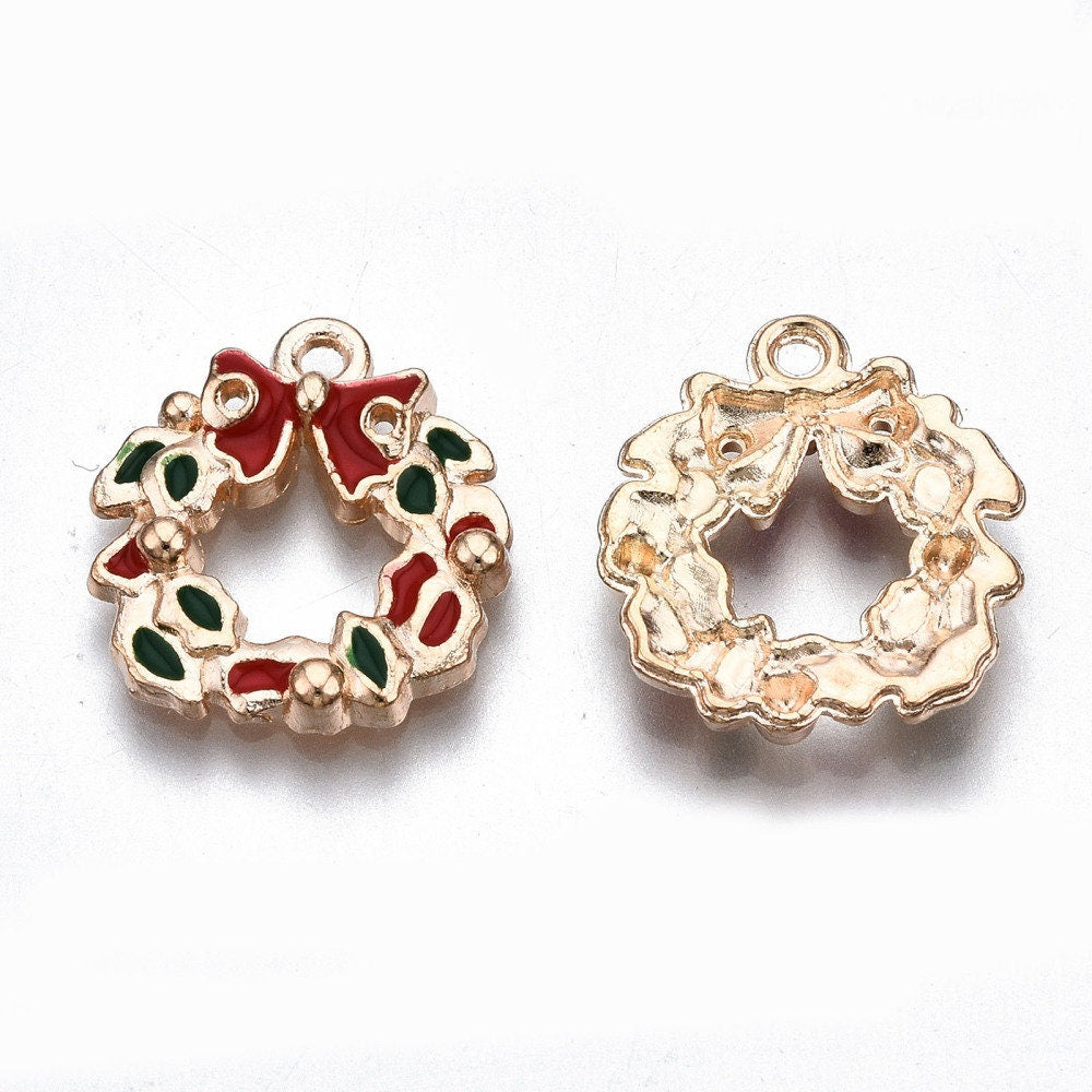 Wreath charms, 17mm