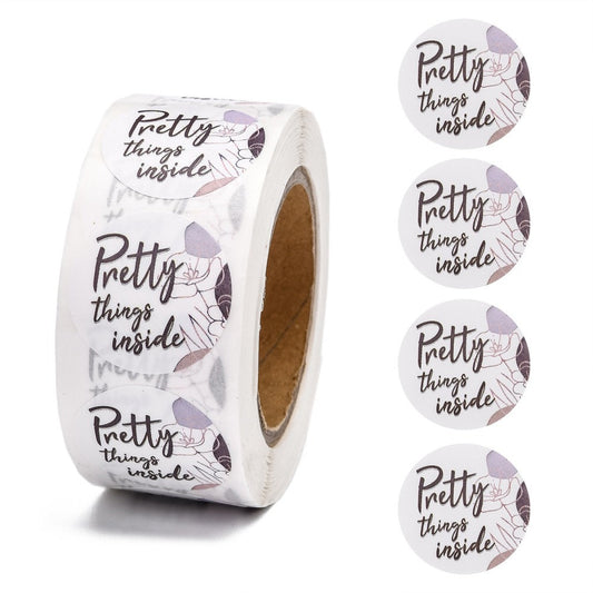 pretty things craft stickers, 25mm