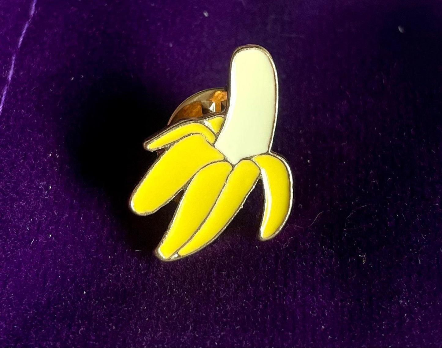 Banana enamel pin badge