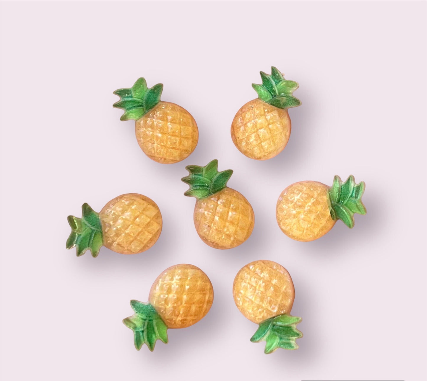 pineapple mini embellishments, 12mm