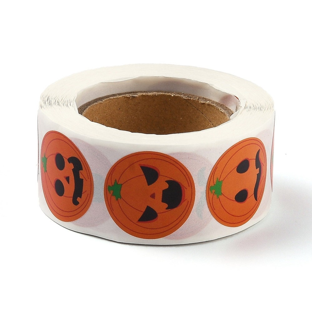 Halloween craft stickers, 25mm round