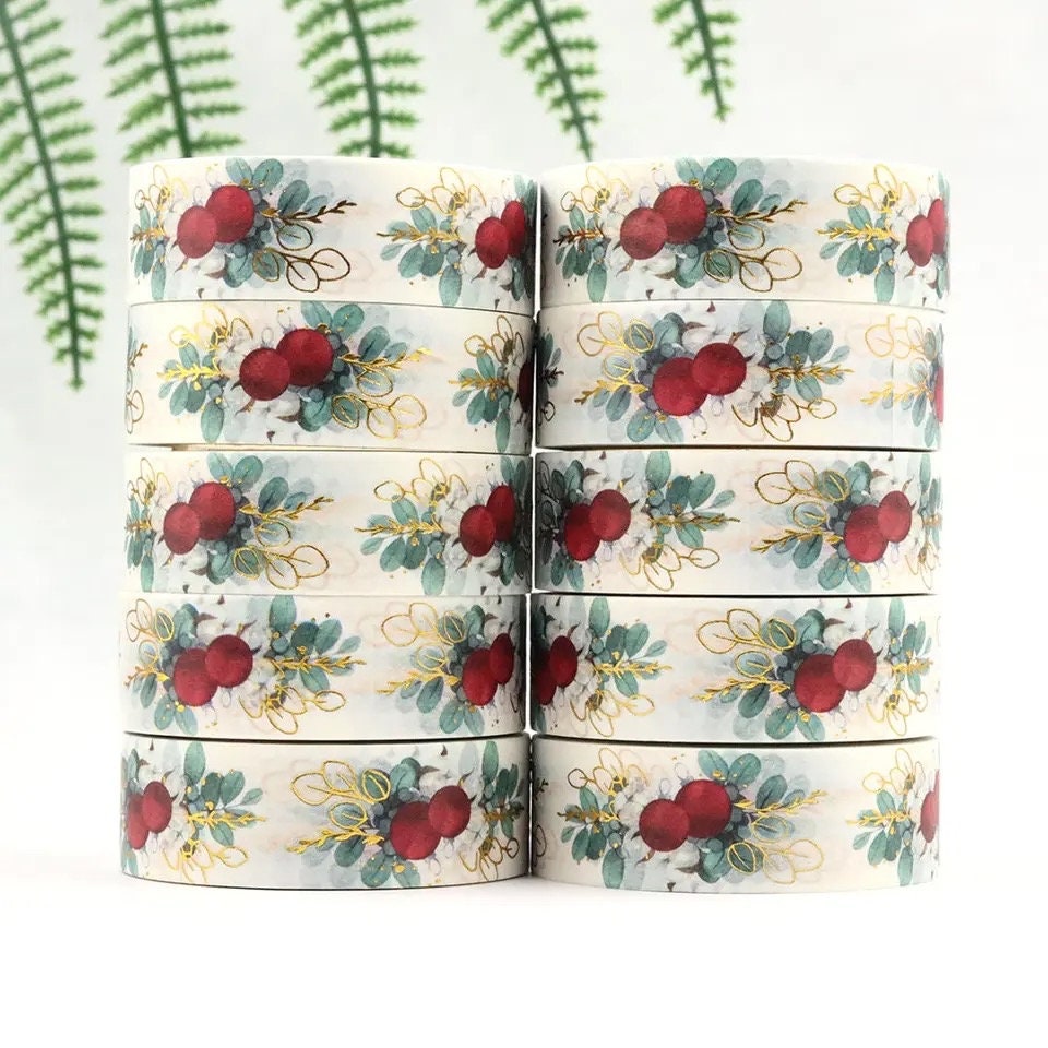 Christmas berries washi tape