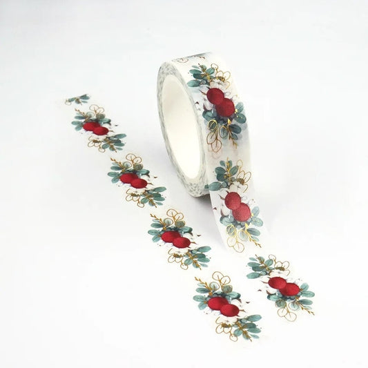 Christmas berries washi tape