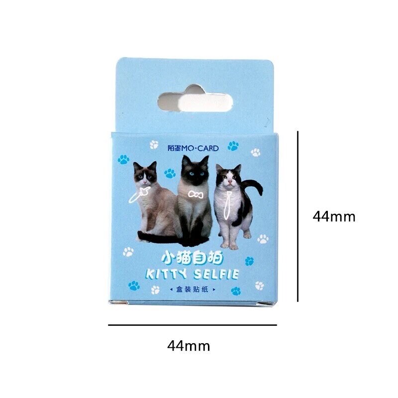 Cat stickers, paper craft stickers